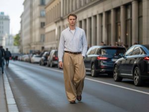 Le retour du pantalon large dans la mode masculine